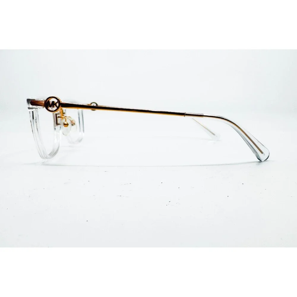 Michael Kors Eyeglasses Womens Clear Gold Square MK3050 51-18-140